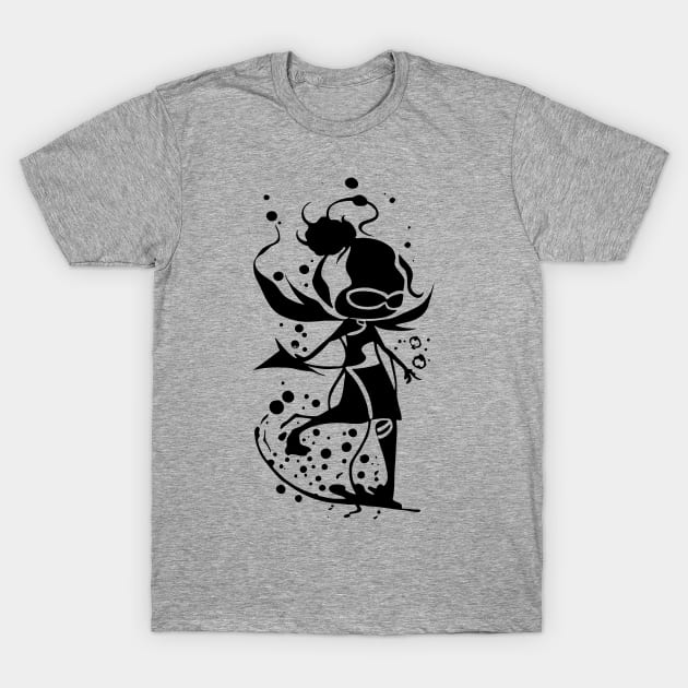 Girl Dark Soul T-Shirt by Bongonation